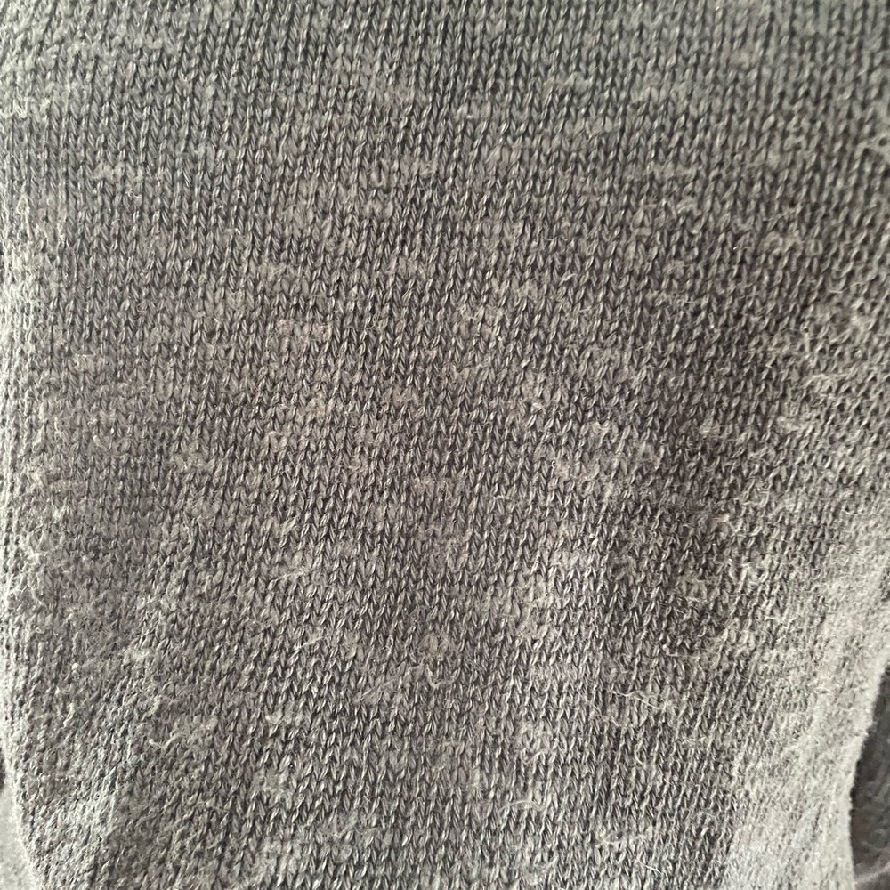 M Vintage AVOCA Irish knit with ruffle sweater linen cotton mix - Picture 3 of 6